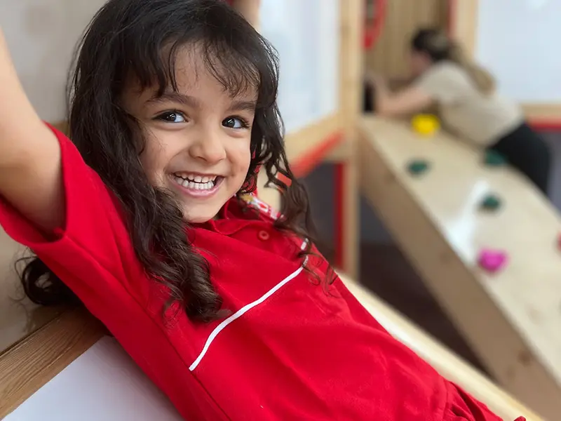Happy child at nursery