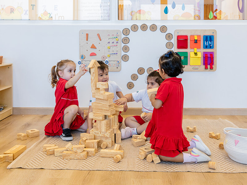 Children playing outdoors