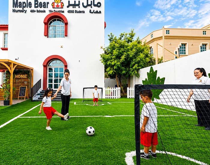 Children playing outdoors